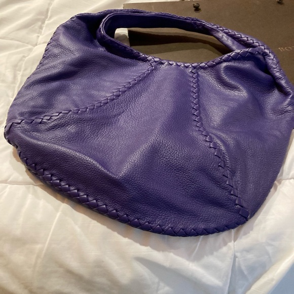 Bottega Veneta Purple Leather Bag - Picture 3 of 11